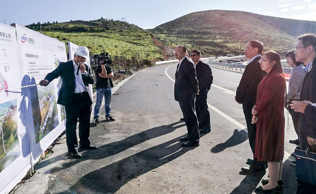 中國農(nóng)業(yè)發(fā)展銀行行長祝樹民到香格里拉市藏東物流項目進行調(diào)研-云南能投居正產(chǎn)業(yè)投資有限公司