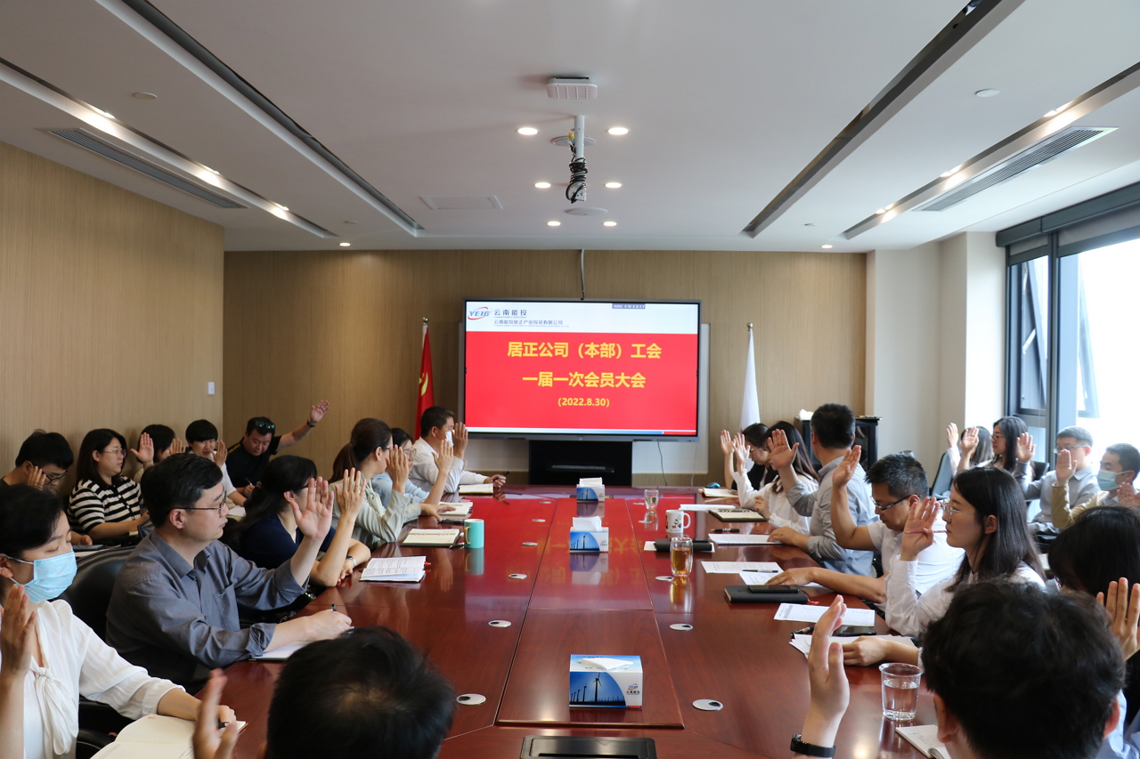 云南能投居正產(chǎn)業(yè)投資有限公司召開本部工會(huì)一屆一次會(huì)員大會(huì)-云南能投居正產(chǎn)業(yè)投資有限公司